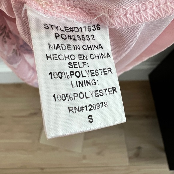 Entro Pink Floral Dress - Picture 6 of 6